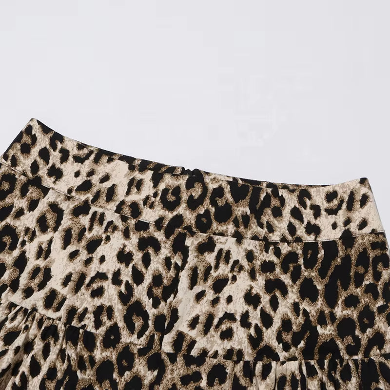 OUDINA Street Loose Large Pocket Zipper Elastic Waist Oversized Trousers Casual Cargo Pants Women