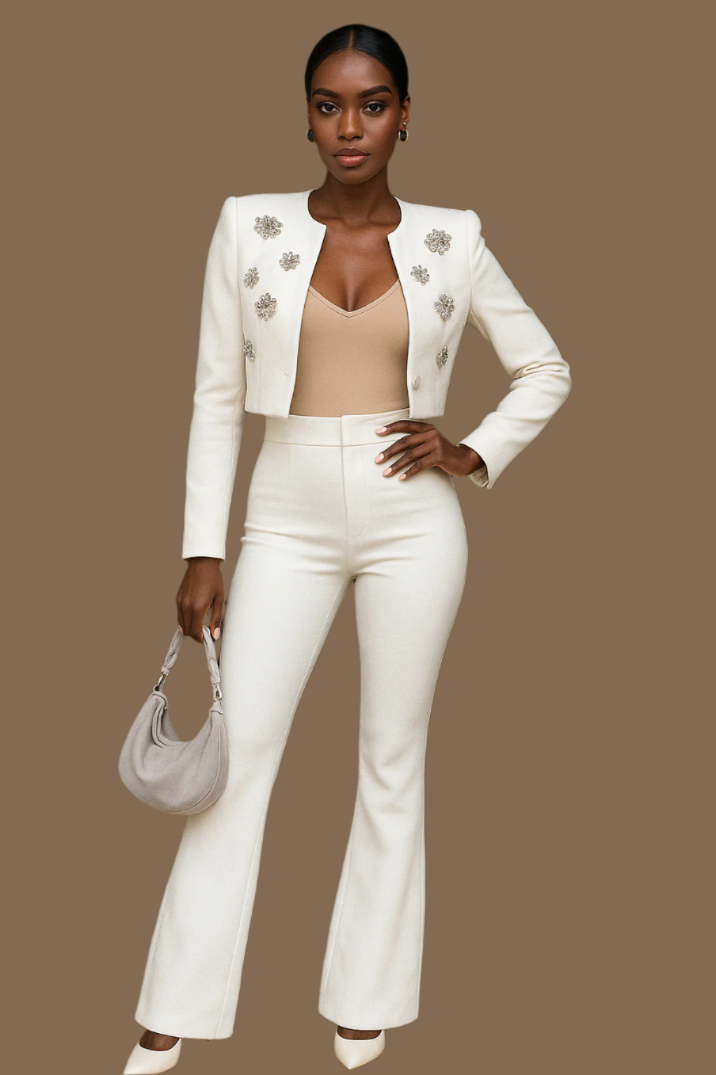 Elevate Your Business Wardrobe with the Chic Alix Trouser Suit Set