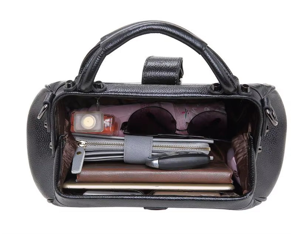 Westal Women'S Bag Genuine Leather Trendy Crocodile Pattern Handbag Leather Shoulder Bag Messenger Bag Women