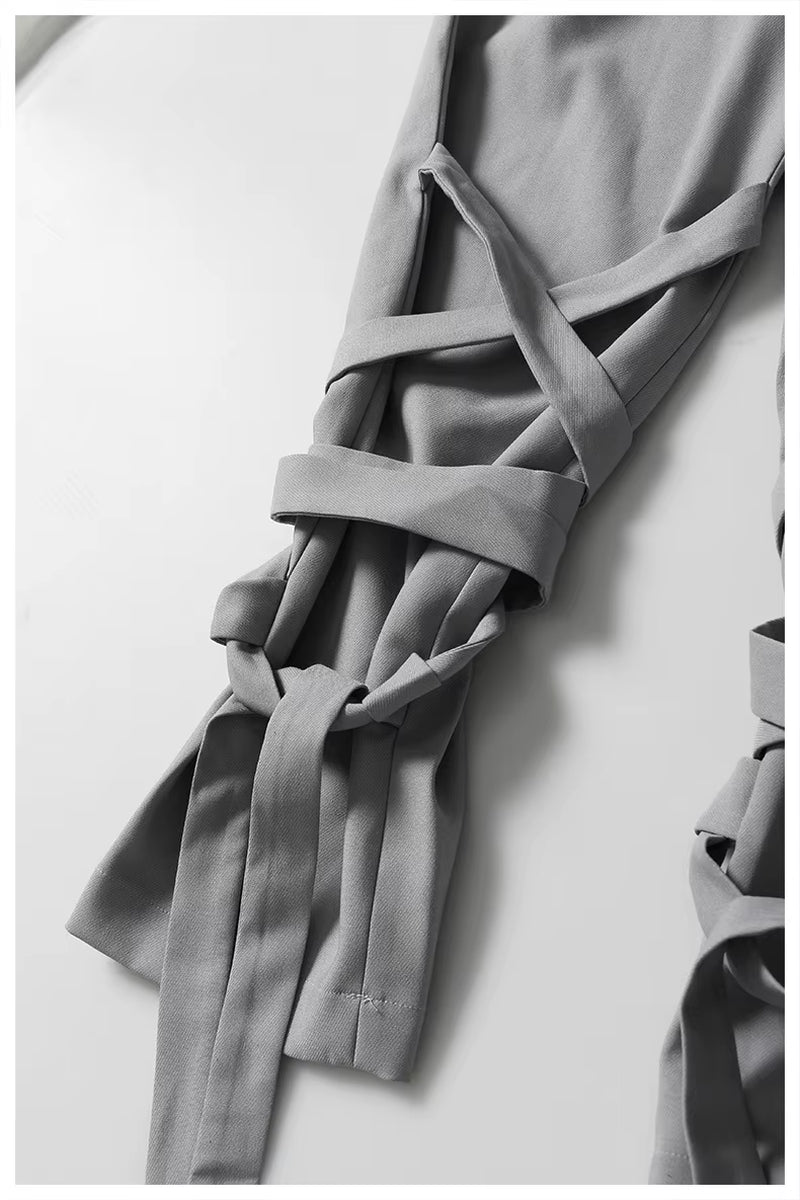 OUDINA Customized Ladies Casual Straight Leg Solid Formal Pant Trousers Pants for Women