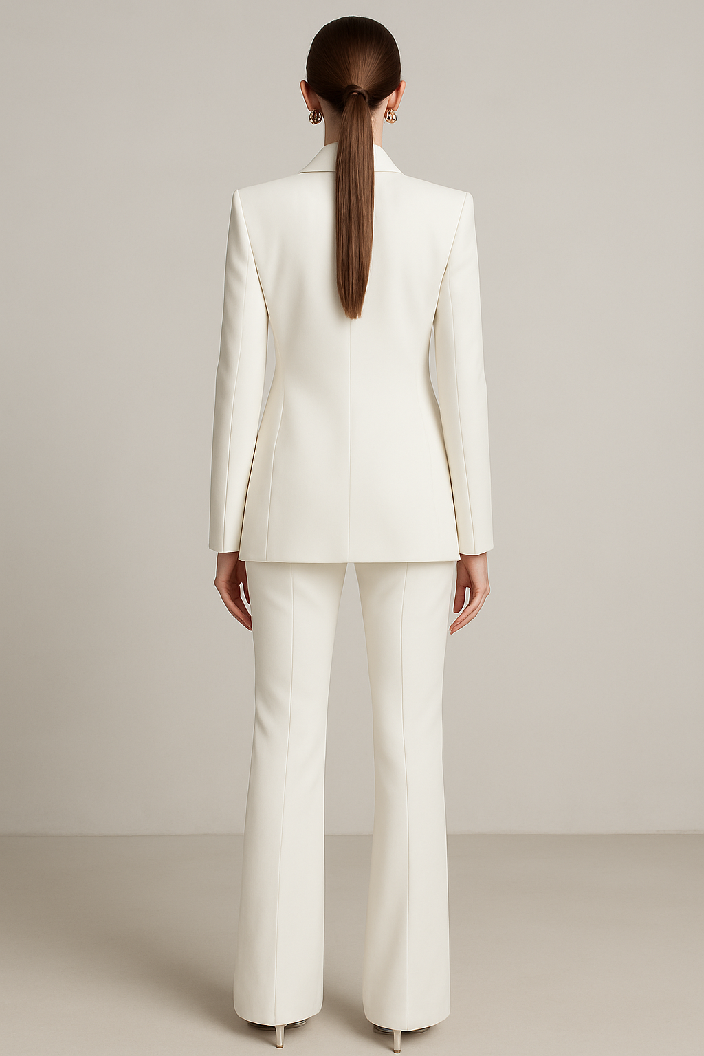 “Aurora Structured Embellished Suit Set”