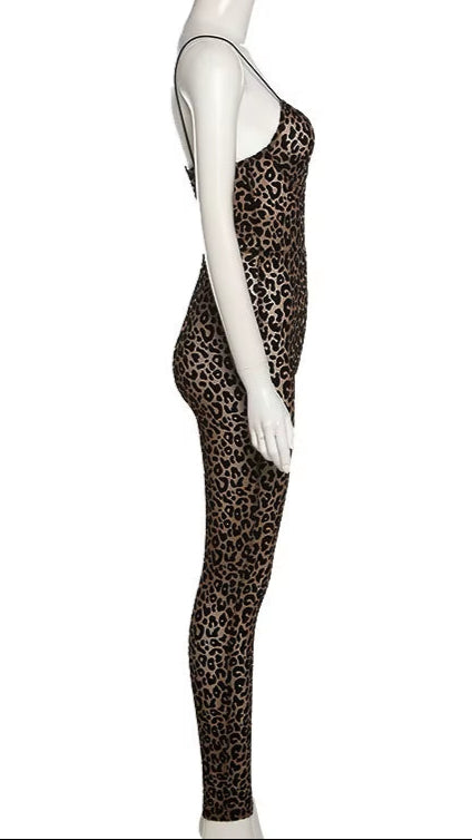 OUDINA Ladies Trend Sexy Backless High Waist Tight Casual Sports Jumpsuit Bodycon Jumpsuits for Women