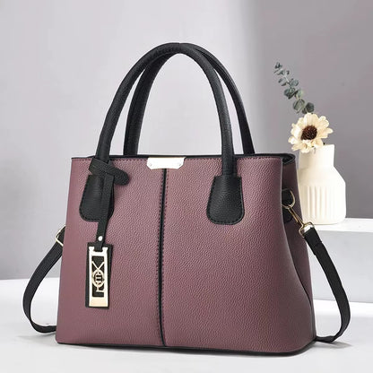 2025 New Fashion All-Match Handbag Simple Mother Bag Large Capacity Shoulder Crossbody Bag
