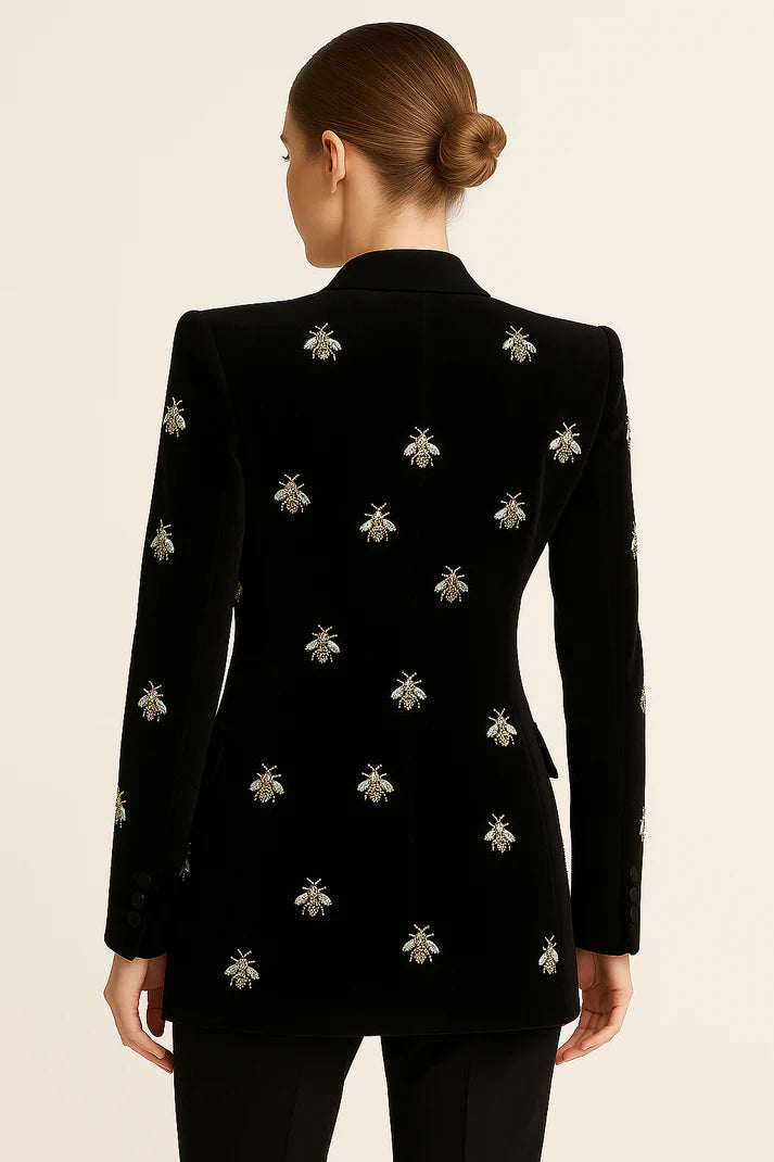 Elevate Your Style with the Theodosia Velvet Blazer - Perfect for Any Occasion