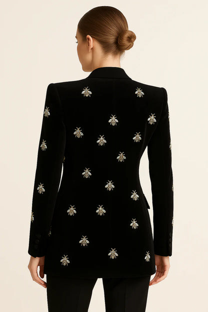 Elevate Your Style with the Theodosia Velvet Blazer - Perfect for Any Occasion