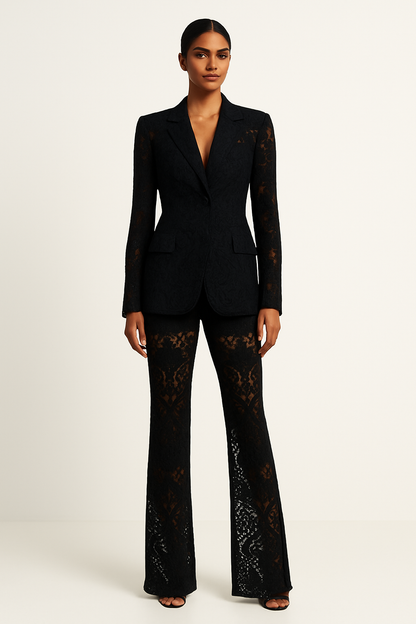 Elevate Your Style with our Mesh Sequin Suit