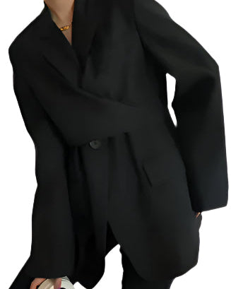 OUDINA Fashionable Autumn Design Coat Female Drawstring Ladies Suits Blazer Jackets Women Blazers