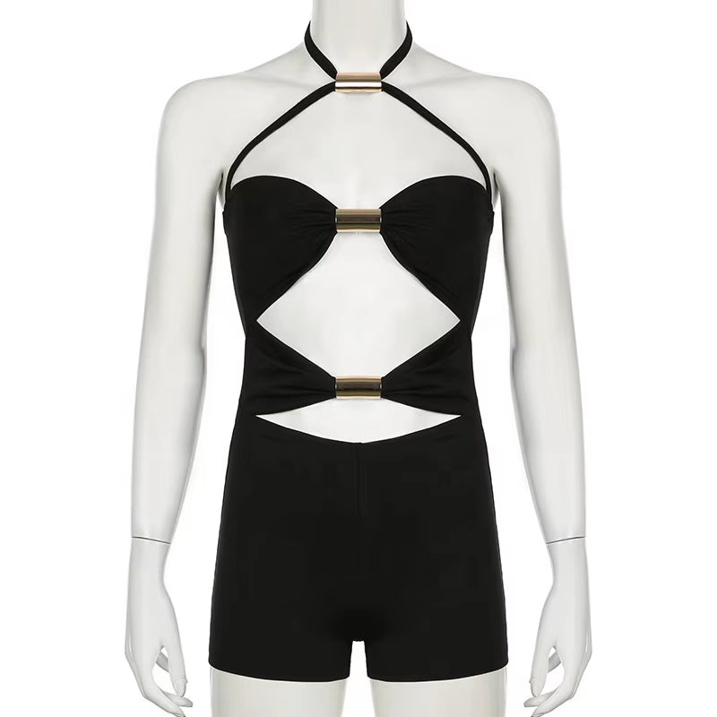  Bow Halter Jumpsuits 