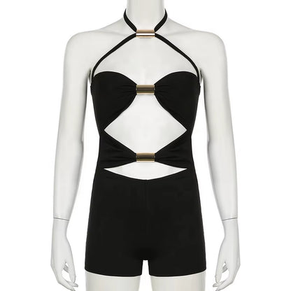  Bow Halter Jumpsuits 