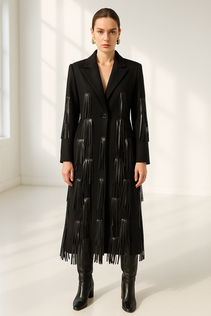 Nocturne Fringe Coat