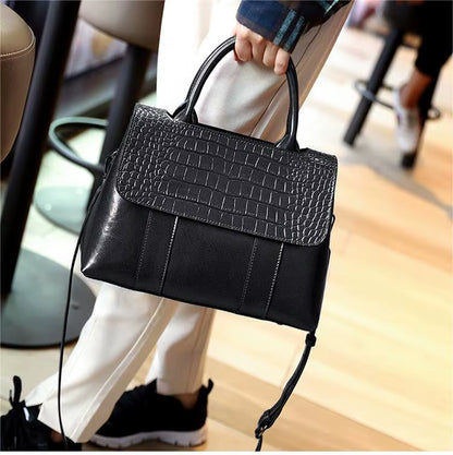 WESTAL Leather Ladies Handbags Large Capacity Leather Shoulder Bag Handbags Genuine Leather Handbags for Women