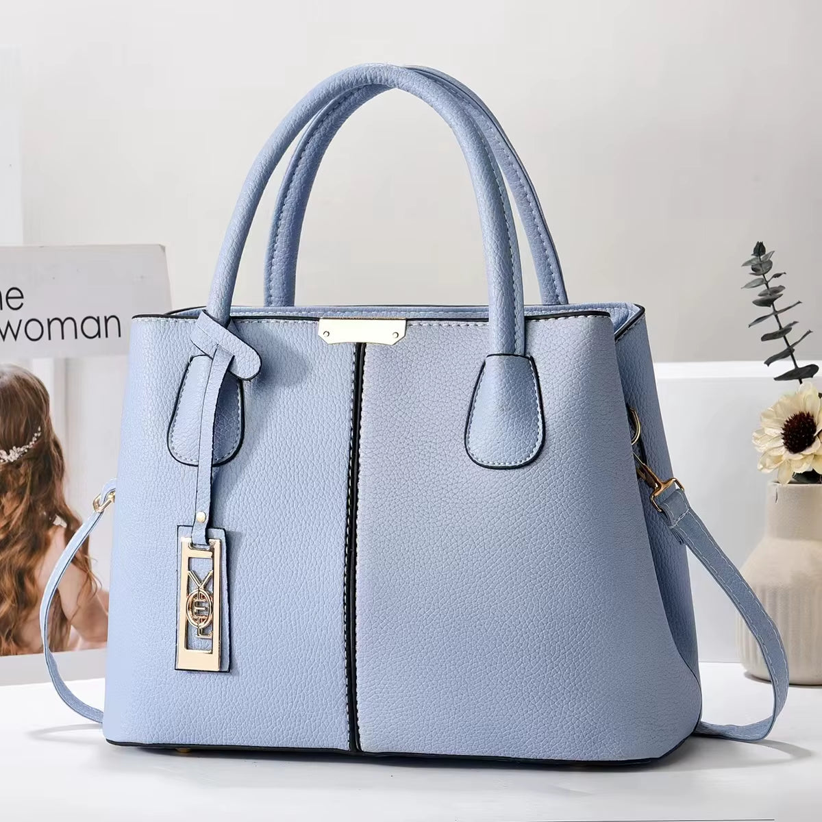 2025 New Fashion All-Match Handbag Simple Mother Bag Large Capacity Shoulder Crossbody Bag