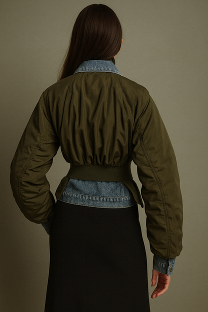 Urban Recon Hybrid Denim Jacket - Stylish, Versatile, and Eco-Friendly for Winter Adventures