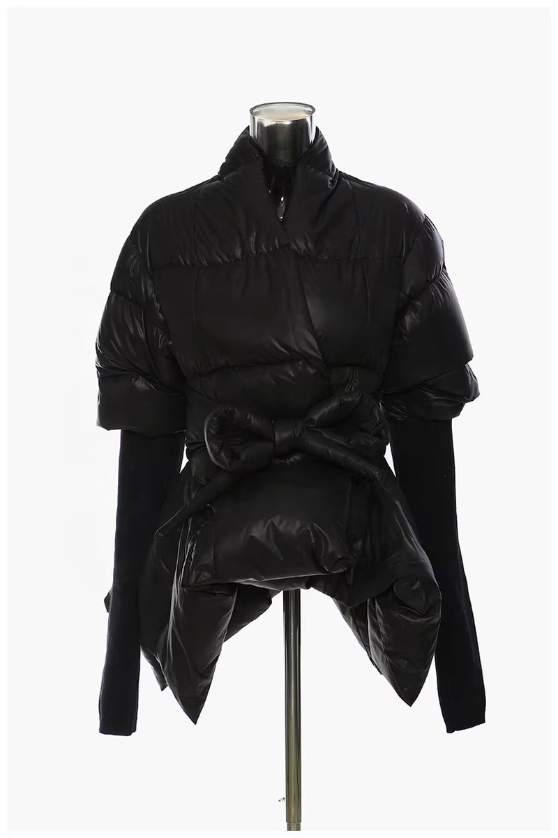 OUDINA Stylish Cotton Winter Warm down Puffer Coat Bubble Women'S Coats