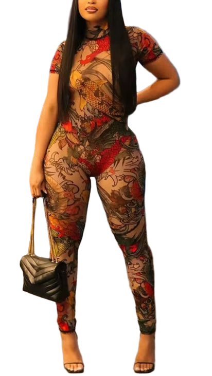 TESSA - Backless Bodycon Jumpsuit