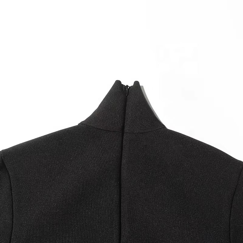 OUDINA 2024 New Trendy Tight Jumpsuit Heavy Industry Design Handmade Diamond Slim Fit Sexy Jumpsuits for Women