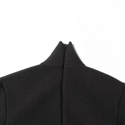 OUDINA 2024 New Trendy Tight Jumpsuit Heavy Industry Design Handmade Diamond Slim Fit Sexy Jumpsuits for Women