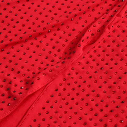 OUDINA New High Quality Fashion Elegant Evening Slim Waist Hip Long Red Dresses Women Dinner Party Dress