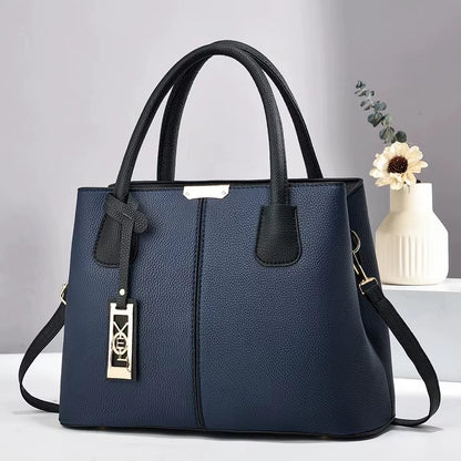2025 New Fashion All-Match Handbag Simple Mother Bag Large Capacity Shoulder Crossbody Bag