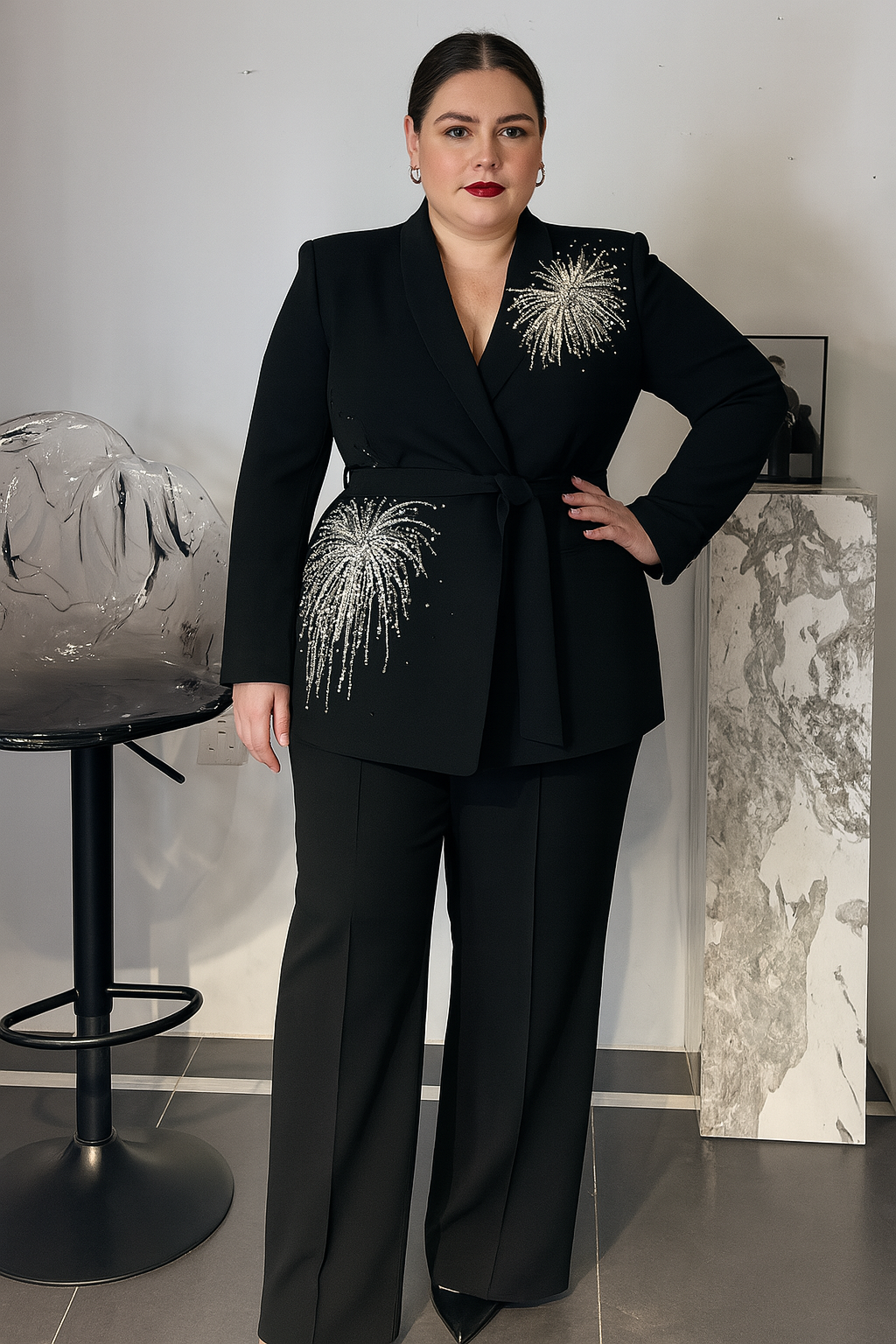 Elevate Your Wardrobe with the Lapaleli Elegant Blazer Set