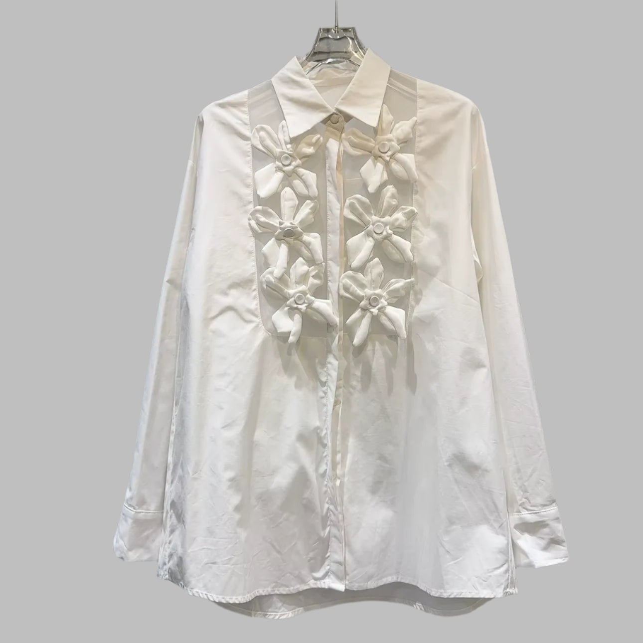 Vintage Casual Long Sleeve Shirt Top Women'S Blouses & Shirts