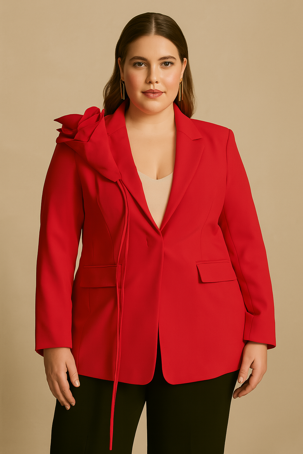 Oriana Blazer - Chic Red Blazer for Effortless Style