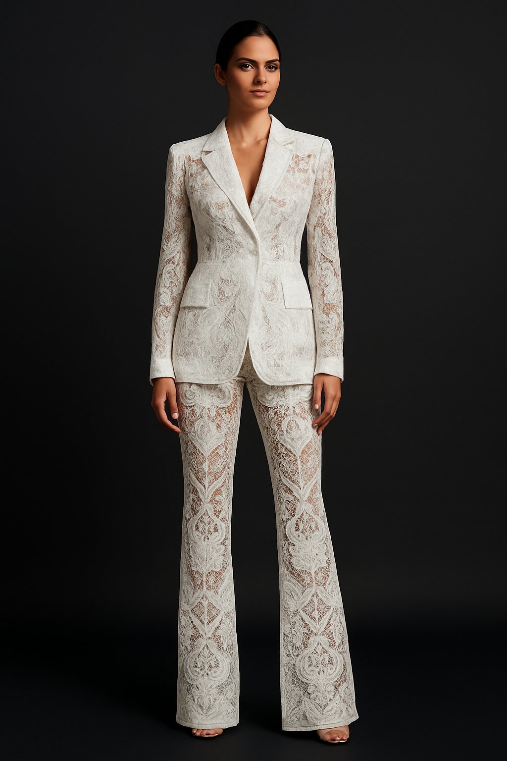 Elevate Your Style with our Mesh Sequin Suit
