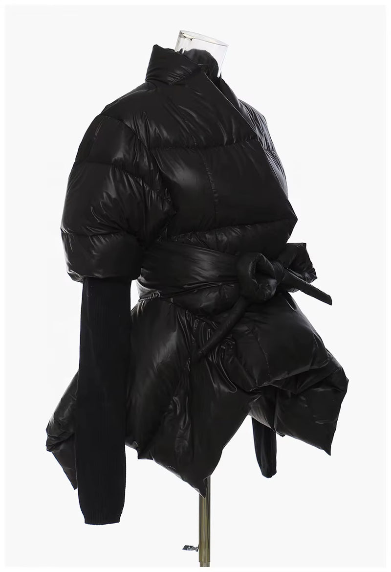 OUDINA Stylish Cotton Winter Warm down Puffer Coat Bubble Women'S Coats