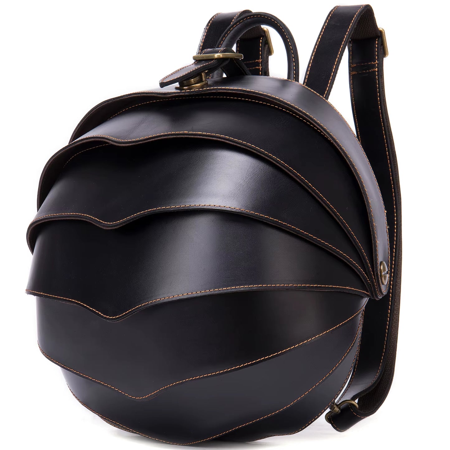 MARRANT Design Genuine Leather Women Men Backpack Large Capacity Waterproof Backpack Travel Outdoor Backpack