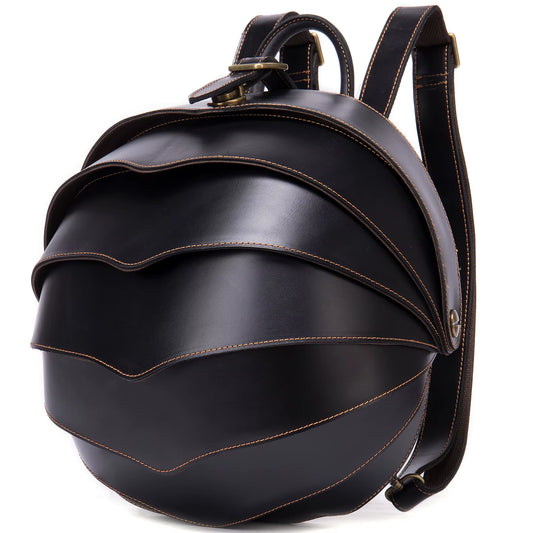 MARRANT Design Genuine Leather Women Men Backpack Large Capacity Waterproof Backpack Travel Outdoor Backpack