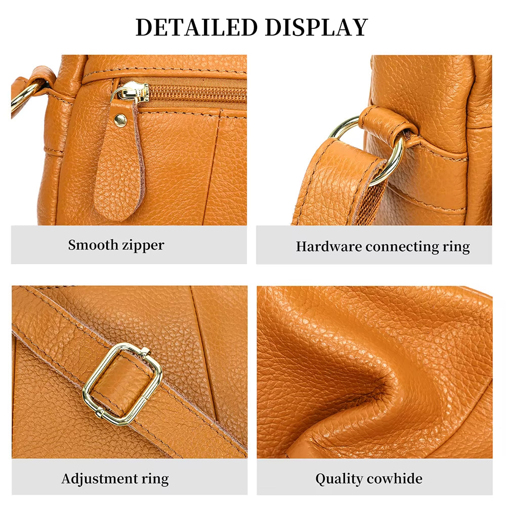 WESTAL Genuine Leather Small Bags Women Handbags Ladies Leather Designer Crossbody Bag Leather Shoulder Bags