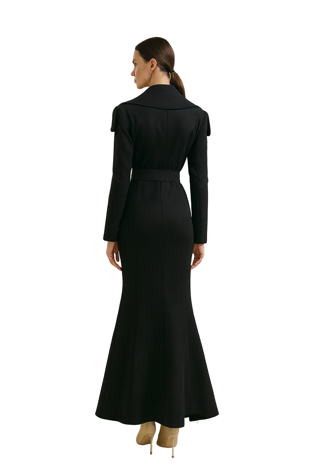 Elevate Your Style with Our Elegant Shawl Long Trench Coat - Perfect for Every Occasion