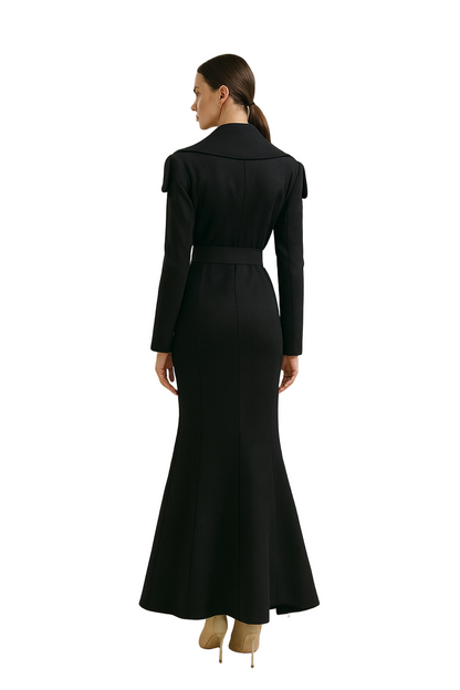 Elevate Your Style with Our Elegant Shawl Long Trench Coat - Perfect for Every Occasion