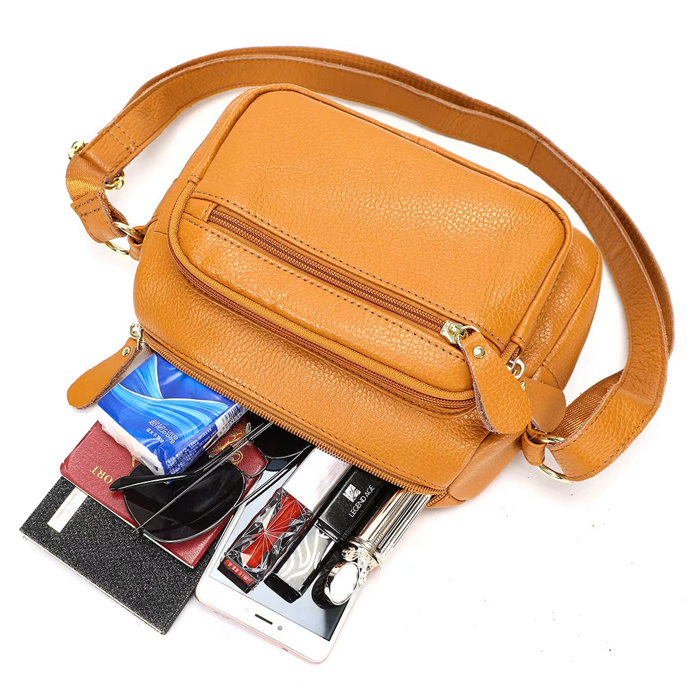 WESTAL Genuine Leather Small Bags Women Handbags Ladies Leather Designer Crossbody Bag Leather Shoulder Bags