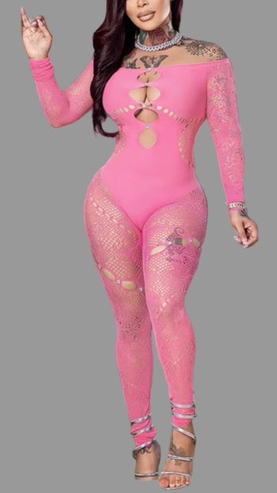  Diamond One Piece Bodycon Jumpsuits