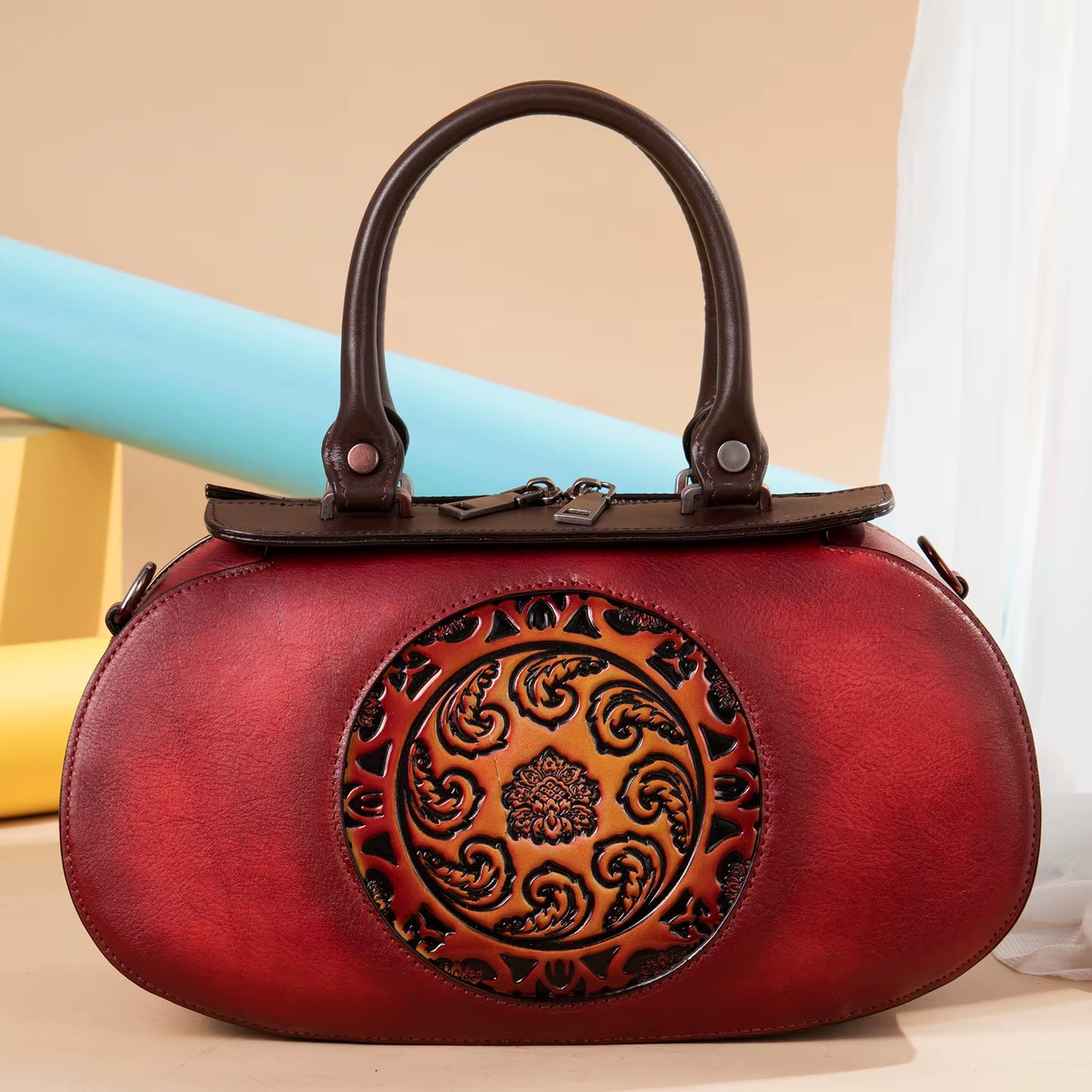 Custom Luxury Handbags Female Top Handle Women Bag Handbag Genuine Leather Handbags for Women