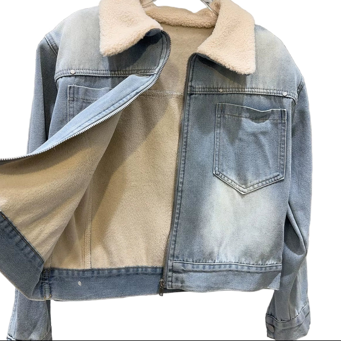 OUDINA Fashion Street Wear Top and Jean Pants Set Women 2 Piece Pant Sets