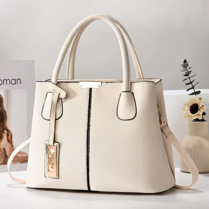 2025 New Fashion All-Match Handbag Simple Mother Bag Large Capacity Shoulder Crossbody Bag