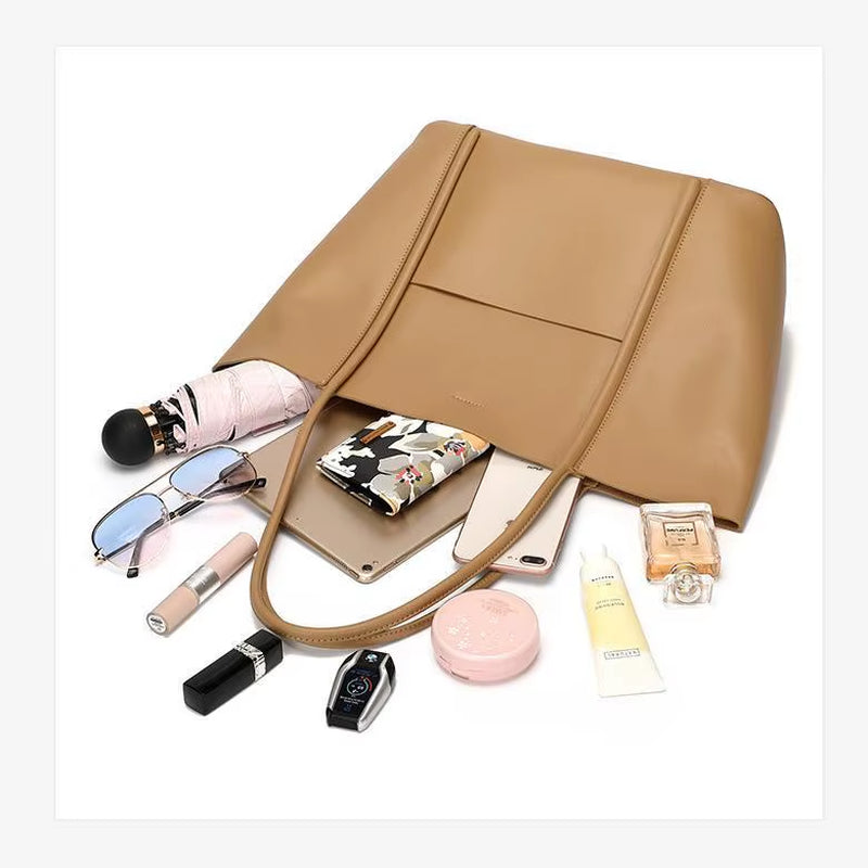WESTAL Casual Korean Tote Bag High Quality Genuine Leather Tote Bag Handbags Leather Tote Bags for Women