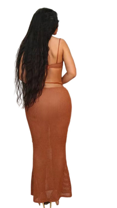  Lace-Up 2-Piece Skirt Sets 
