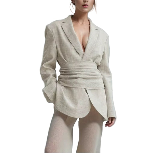 Elevate Your Wardrobe with OUDINA's Stylish Slim Fit Women's Blazer - Perfect for Any Occasion!