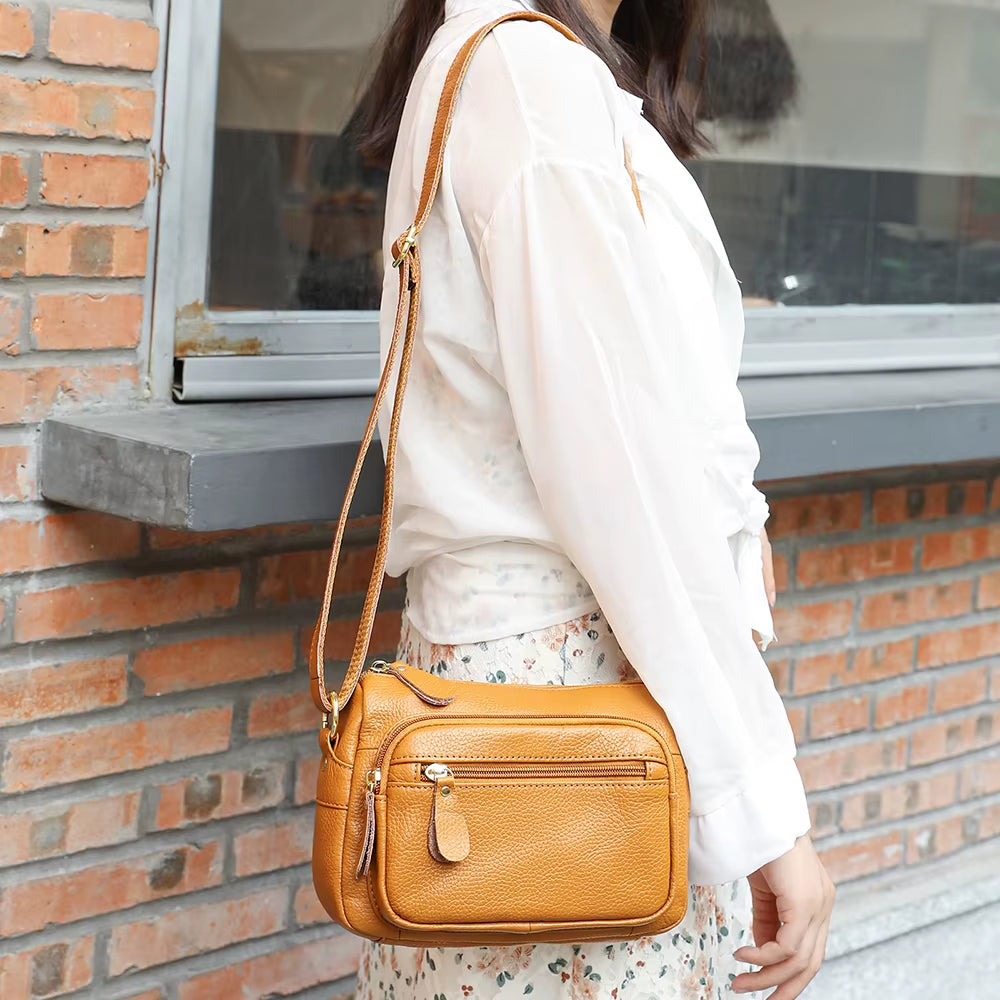 WESTAL Genuine Leather Small Bags Women Handbags Ladies Leather Designer Crossbody Bag Leather Shoulder Bags