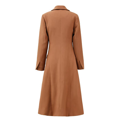 OUDINA New Elegant Simple Suit Jacket for Women Deconstruction Design Hollow Loose Fashion Top Blazers Ladies