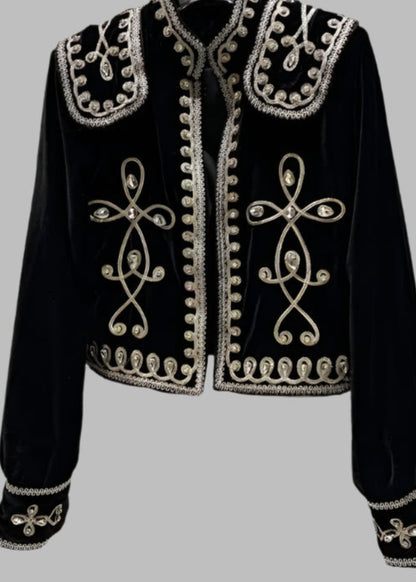 High Quality Sweetwear Style 2025 Autumn New Jacket Coat Socialite Vintage Court Drill Velvet Women'S Coats Fashion Loose Jacket