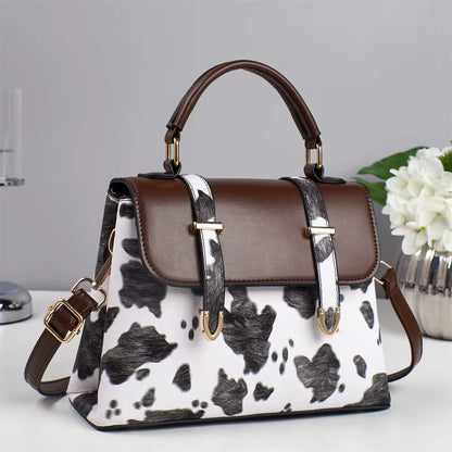 2025 New Designer Luxury Cross Body PU Leather Handbag Ladies Single Strap Genuine Leather Diamond Flower Fashion Polyester