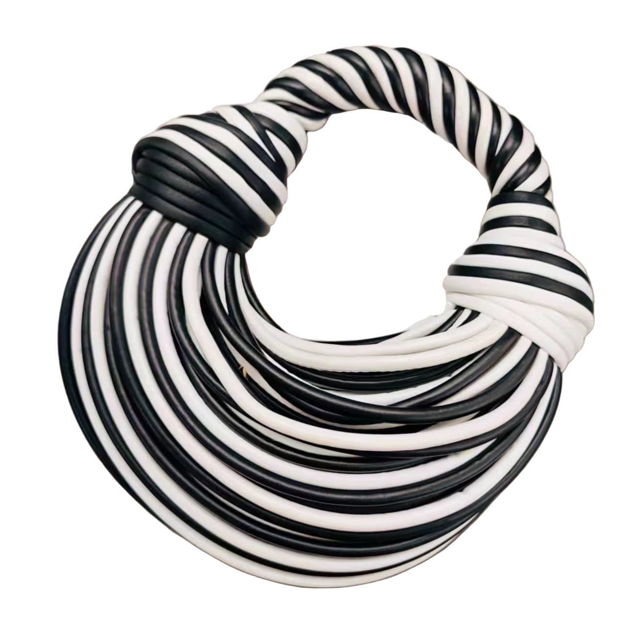 2024 New Fashion Luxury Designer Handbags Woven Noodle Crossbody Bag Rope Knotted Pulled Clutch Bag Women Rainbow Mini Hand Bag