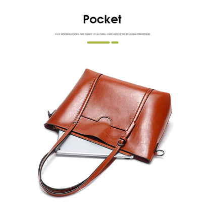 WESTAL Vintage Office Computer Work Small Purse Women Handbag 14 Inch Laptop Bag Leather Tote Bag