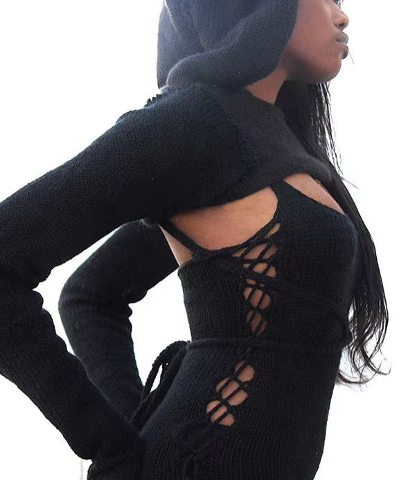 Knitted Bodysuit Set