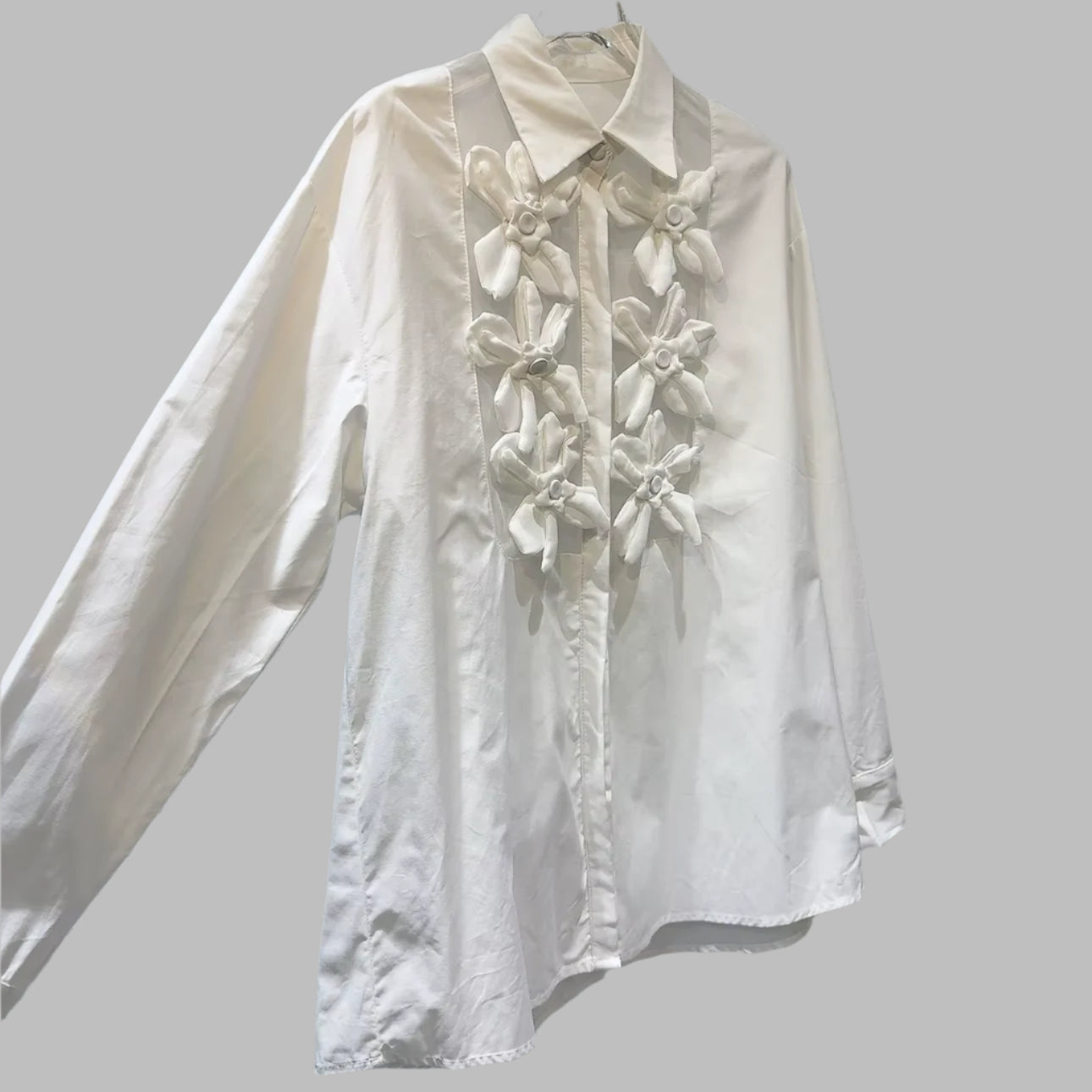 Vintage Casual Long Sleeve Shirt Top Women'S Blouses & Shirts