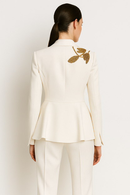 Chic Étoilee Two-Piece Suit for Women - Perfect for Formal Occasions